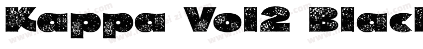 Kappa Vol2 Black Ita字体转换